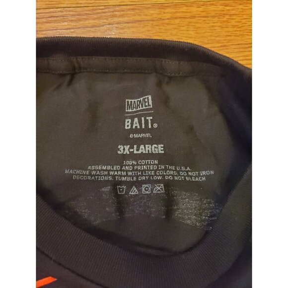 Bait X‎ Marvel Daredevil "Sensory" Tee Men's Size 3X T-shirt Black Puffed NWOT - Picture 5 of 8